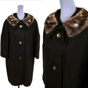 Vintage mod mid century coat